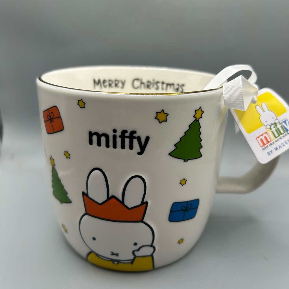 Miffy By Magenta MERRY CHRISTMAS Mug With Presents And Bunny Rabbit NEW